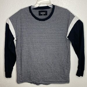 Zanerobe Splinter Rugger Long Sleeve Striped Men's Shirt Size M